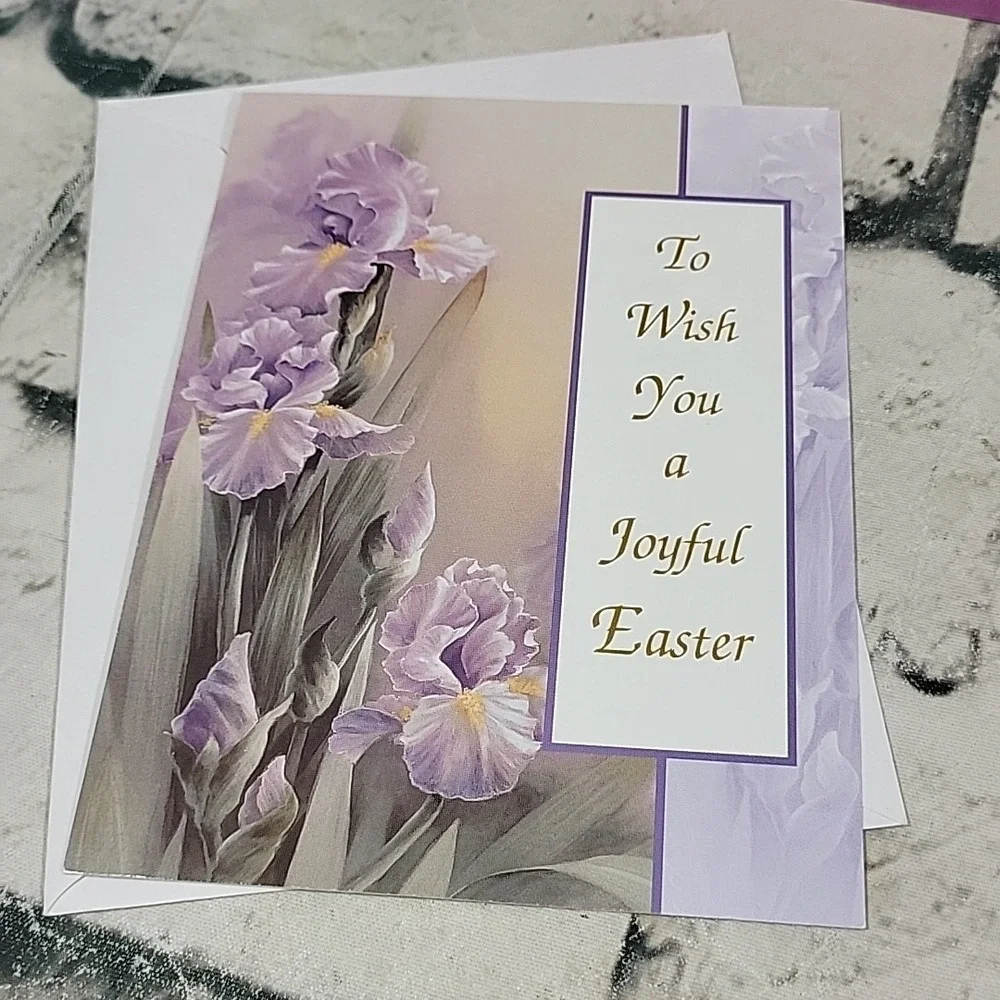 Assorted Greeting Cards Easter Birthday‎ Christian Lot Of 7 With Envelopes